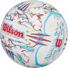 image:imageWILSON Graffiti Peace Volleyball  Official SizeWhiteBlue
