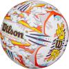 image:imageWILSON Graffiti Peace Volleyball  Official SizeWhiteOrange