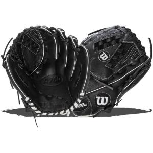 image:imageWILSON 2022 A700 Fastpitch Softball Glove SeriesBlackWhite