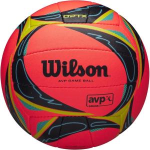 image:imageWILSON AVP Game Volleyballs  Official SizeAVP OPTX Grass Volleyball