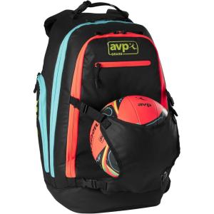 image:imageWILSON AVP Grass Volleyball Backpack  BlackCoralBlue