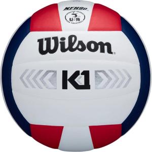image:imageWILSON Indoor Game Volleyballs  Official SizeRedWhiteNavy