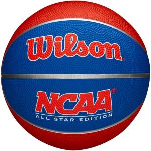 image:imageWILSON NCAA Mini Rubber BasketballOrangeRoyal Blue