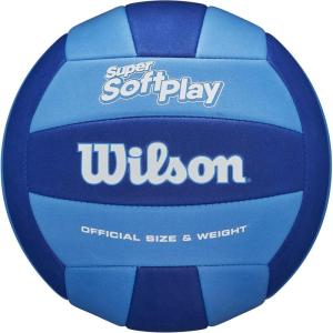 image:imageWILSON Super Soft Play Outdoor Recreation Volleyballs  Official SizeRoyalNavy