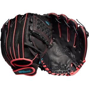 image:imageWilson 2022 A440 Flash 115 Fastpitch Infield Glove  Left Hand Throw BlackPinkTropical Blue