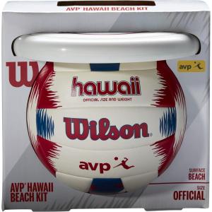 image:imageWilson Outdoor Recreational Volleyball  Official SizeMaroonBlueWhite