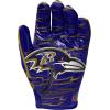 image:imageWilson NFL Stretch Fit Football Gloves  Youth and Adult SizesBaltimore Ravens