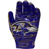 image:imageWilson NFL Stretch Fit Football Gloves  Youth and Adult SizesBaltimore Ravens
