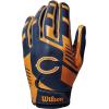 image:imageWilson NFL Stretch Fit Football Gloves  Youth and Adult SizesChicago Bears
