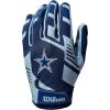 image:imageWilson NFL Stretch Fit Football Gloves  Youth and Adult SizesDallas Cowboys