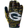 image:imageWilson NFL Stretch Fit Football Gloves  Youth and Adult SizesGreen Bay Packers