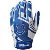 image:imageWilson NFL Stretch Fit Football Gloves  Youth and Adult SizesIndianapolis Colts