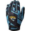 image:imageWilson NFL Stretch Fit Football Gloves  Youth and Adult SizesJacksonville Jaguars