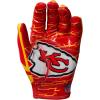 image:imageWilson NFL Stretch Fit Football Gloves  Youth and Adult SizesKansas City Chiefs