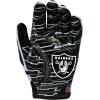 image:imageWilson NFL Stretch Fit Football Gloves  Youth and Adult SizesLas Vegas Raiders
