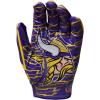 image:imageWilson NFL Stretch Fit Football Gloves  Youth and Adult SizesMinnesota Vikings
