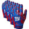 image:imageWilson NFL Stretch Fit Football Gloves  Youth and Adult SizesNew York Giants
