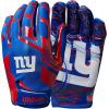 image:imageWilson NFL Stretch Fit Football Gloves  Youth and Adult SizesNew York Giants