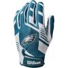 image:imageWilson NFL Stretch Fit Football Gloves  Youth and Adult SizesPhiladelphia Eagles