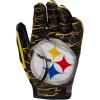image:imageWilson NFL Stretch Fit Football Gloves  Youth and Adult SizesPittsburgh Steelers