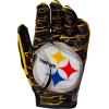 image:imageWilson NFL Stretch Fit Football Gloves  Youth and Adult SizesPittsburgh Steelers