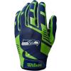 image:imageWilson NFL Stretch Fit Football Gloves  Youth and Adult SizesSeattle Seahawks