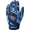 image:imageWilson NFL Stretch Fit Football Gloves  Youth and Adult SizesTennessee Titans