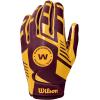 image:imageWilson NFL Stretch Fit Football Gloves  Youth and Adult SizesWashington Commanders