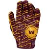 image:imageWilson NFL Stretch Fit Football Gloves  Youth and Adult SizesWashington Commanders