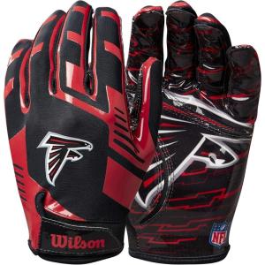 image:imageWilson NFL Stretch Fit Football Gloves  Youth and Adult SizesAtlanta Falcons