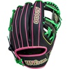 image:imageWilson Summer 2026 A2000 1786SS 115 Infield Baseball GloveBlackOptic YellowNeon Green
