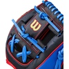 image:imageWilson Summer 2026 A2000 1786SS 115 Infield Baseball GloveBlackRoyal BlueRed