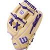 image:imageWilson Summer 2026 A2000 1786SS 115 Infield Baseball GloveBlondeLavenderPurple