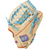 image:imageWilson Summer 2026 A2000 1786SS 115 Infield Baseball GloveBlondeOrangeSky Blue