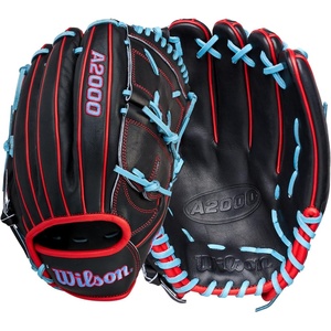 image:imageWilson Summer 2026 A2000 1786SS 115 Infield Baseball GloveBlackRedSky Blue