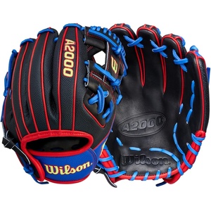 image:imageWilson Summer 2026 A2000 1786SS 115 Infield Baseball GloveBlackRoyal BlueRed