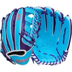 image:imageWilson Summer 2026 A2K 1786 115 Infield Baseball GlovePurpleTropical BlueXWhite