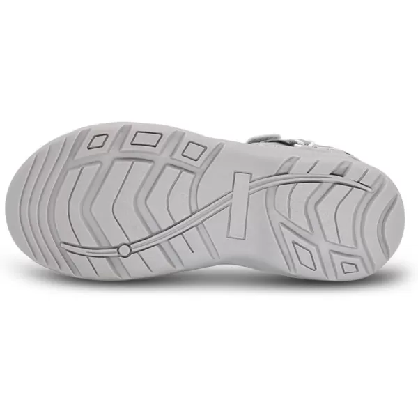 imageGRITION Women Hiking Sandals Comfortable Walking Sport Sandals Summer Open Toe Athletic Sports Shoes Waterproof Lightweight For Travelling Outdoor Trekking BeachGrey