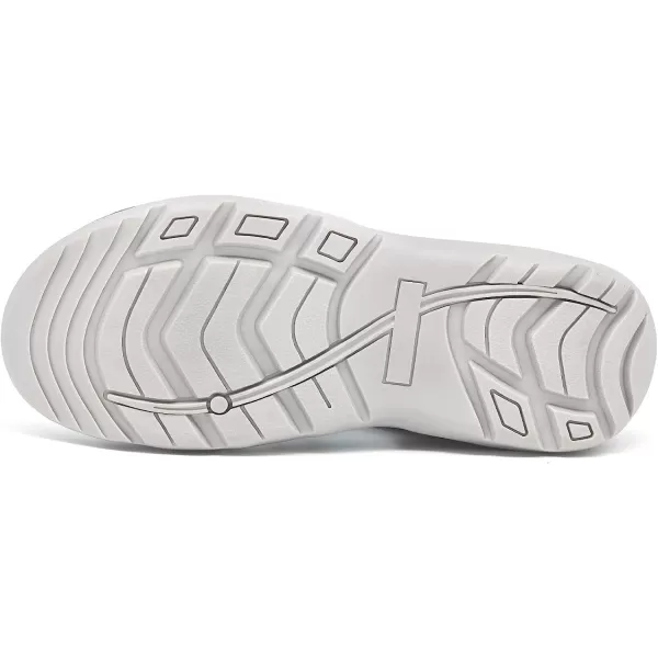 imageGRITION Women Hiking Sandals Comfortable Walking Sport Sandals Summer Open Toe Athletic Sports Shoes Waterproof Lightweight For Travelling Outdoor Trekking BeachDark Grey