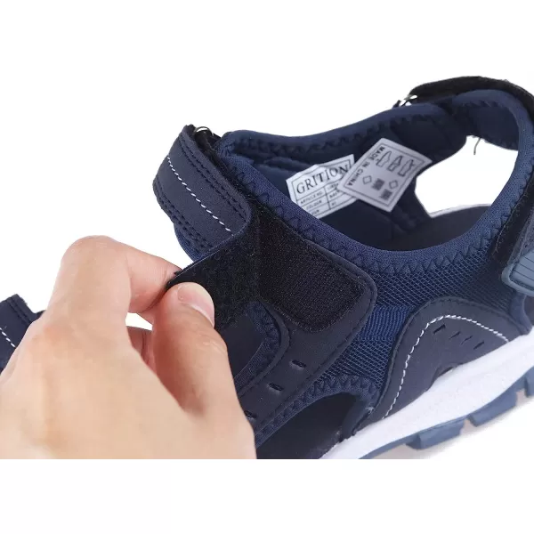 imageGRITION Womens Athletic Sport Hiking Sandal With Comfortable Open Toe Summer Walking Sandal for outdoor Trekking Water Shoe With Lightweight beach ComfortNavy