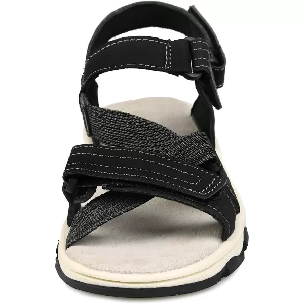 imageGRITION Womens Athletic Sport Hiking Sandal With Comfortable Open Toe Summer Walking Sandal for outdoor Trekking Water Shoe With Lightweight beach ComfortBlack1