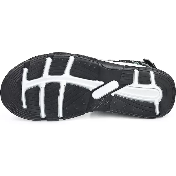 imageGRITION Womens Athletic Sport Sandal Adjustable Hiking Sandal Comfortable Open toe Walking Beach Water Sandal with Lightweight CasualBlack