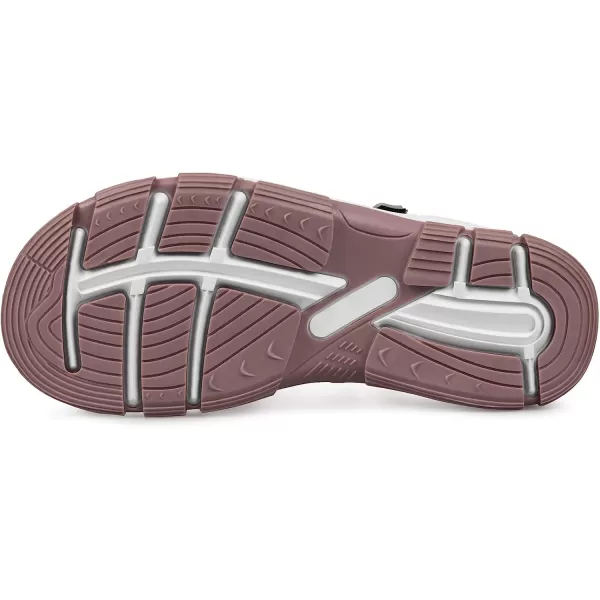 imageGRITION Womens Athletic Sport Sandal Adjustable Hiking Sandal Comfortable Open toe Walking Beach Water Sandal with Lightweight CasualPink