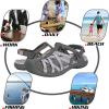 imageGRITION Hiking Sandals Women Closed Toe Waterproof Lightweight Adjustable Hiking Athletic Sandals Breathable For Beach Summer Adventure Comfortable Outdoor SportGreyPink 2314