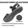 imageGRITION Hiking Sandals Women Closed Toe Waterproof Lightweight Adjustable Hiking Athletic Sandals Breathable For Beach Summer Adventure Comfortable Outdoor SportBlack Sandal