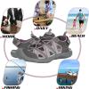 imageGRITION Hiking Sandals Women Closed Toe Waterproof Lightweight Adjustable Hiking Athletic Sandals Breathable For Beach Summer Adventure Comfortable Outdoor SportPink Hiking Sandals