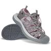 imageGRITION Hiking Sandals Women Closed Toe Waterproof Lightweight Adjustable Hiking Athletic Sandals Breathable For Beach Summer Adventure Comfortable Outdoor SportGreyPink 2401