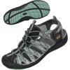 imageGRITION Hiking Sandals Women Closed Toe Waterproof Lightweight Adjustable Hiking Athletic Sandals Breathable For Beach Summer Adventure Comfortable Outdoor SportBlue