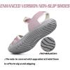 imageGRITION Hiking Sandals Women Closed Toe Waterproof Lightweight Adjustable Hiking Athletic Sandals Breathable For Beach Summer Adventure Comfortable Outdoor SportPink Sandal