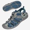 imageGRITION Hiking Sandals Women Closed Toe Waterproof Lightweight Adjustable Hiking Athletic Sandals Breathable For Beach Summer Adventure Comfortable Outdoor SportBlue Women Outdoor Sandals